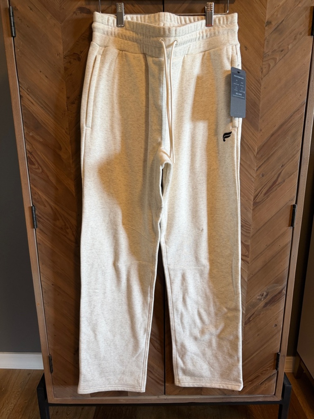 Fabletics Cream/Oatmeal Sweatpants Joggers